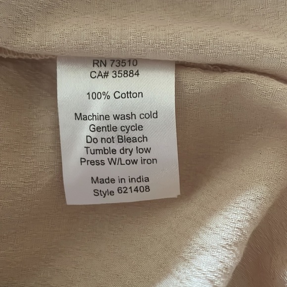 🆕 IVY JANE Boho Chic Embroidered Triangles Tassel Shirt Top Sz S $128 - Picture 8 of 8